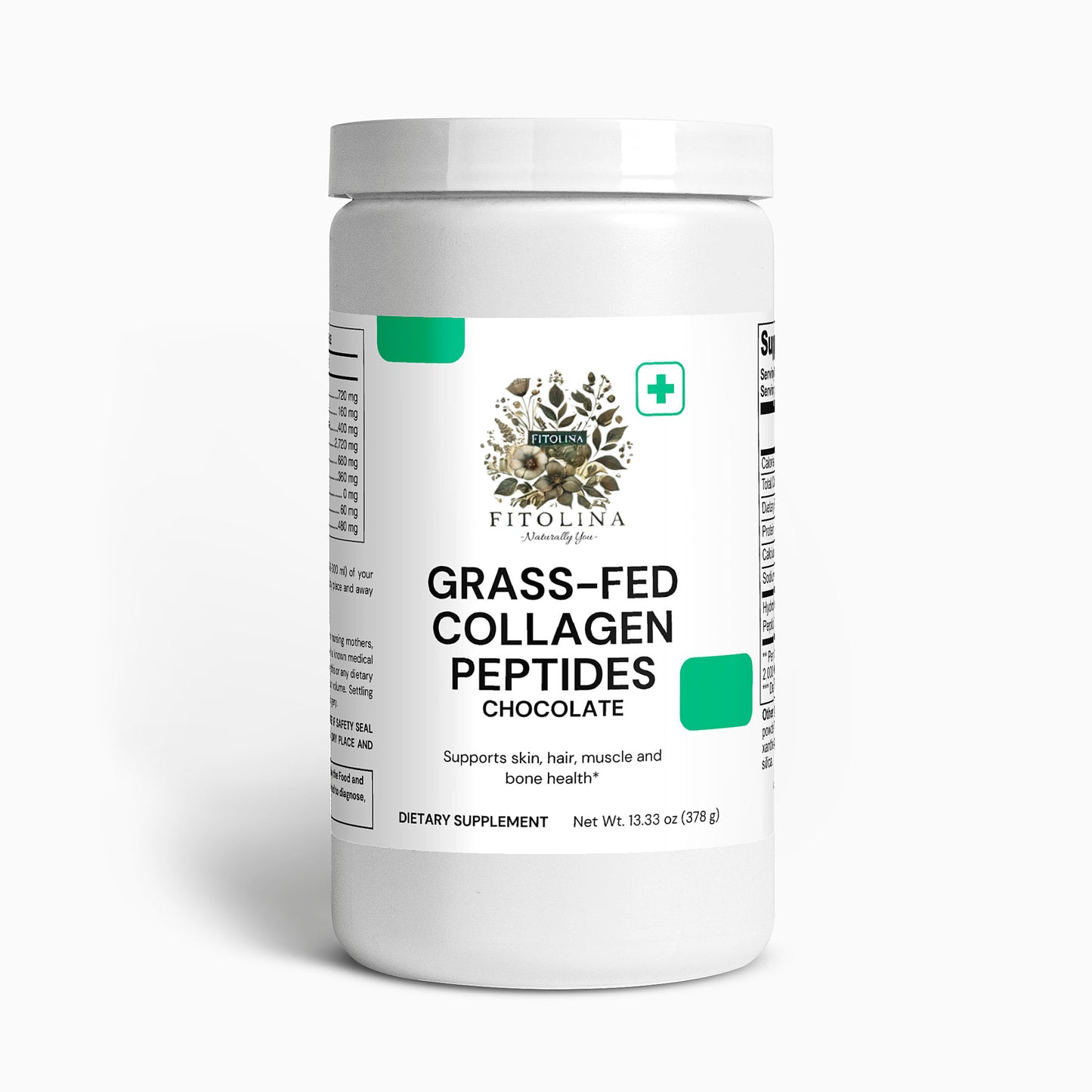 Grass-Fed Collagen Peptides Powder (Chocolate)